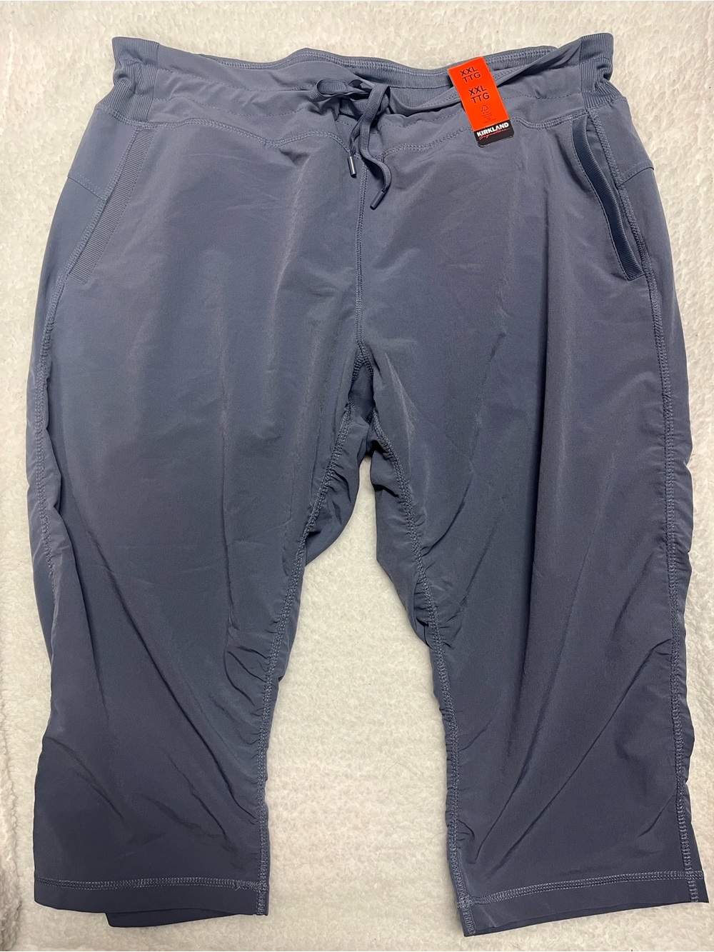 Kirkland Signature Women’s Athletic Capris- Slate Blue